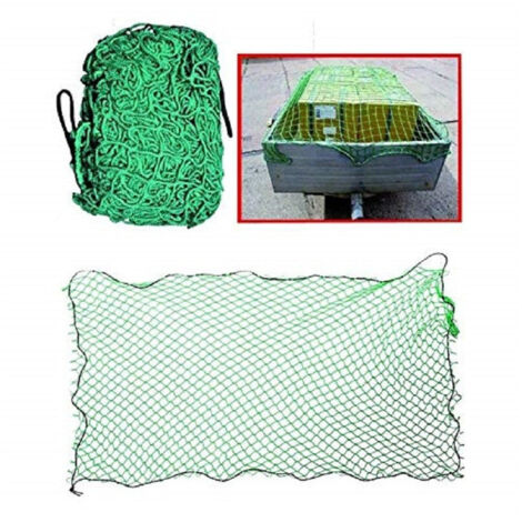 TrAdE Shop Traesio - Rete Elastica Protezione Auto 1.5x2mt Rimorchi Portapacchi Espansibile Trasporto -
