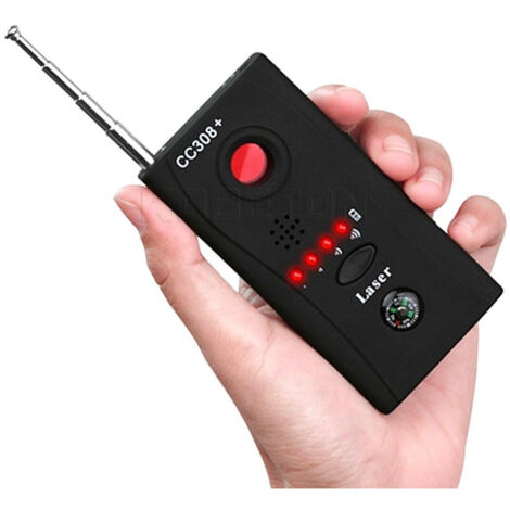 TrAdE Shop Traesio - Rilevatore Microspie Segnali Wireless 1.2 G 2.4 G Rilevatore Infrarossi Cc308+ -