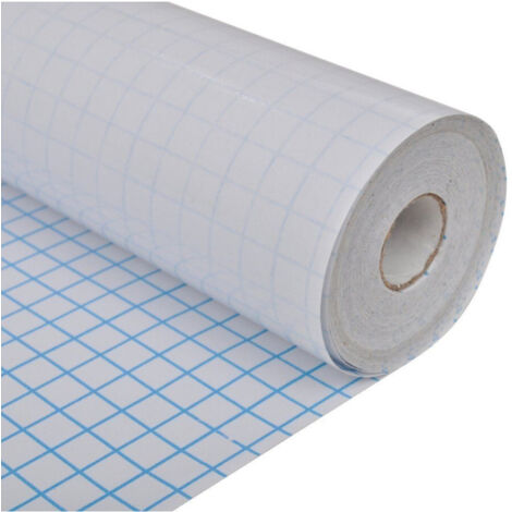 TrAdE Shop Traesio - Rotolo Pellicola Adesiva Trasparente 45cmx2m Libri Pannelli Cassetti Mobili -