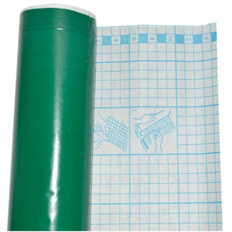 TrAdE Shop Traesio - Rotolo Pellicola Adesiva Verde 45cmx2m Decoro Pannelli Cassetti Mobili Casa -