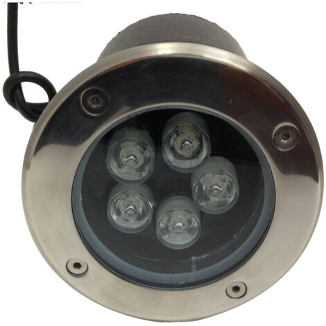 TrAdE Shop Traesio - Segnapassi Faretto Led Incasso Segnapasso Calpestabile Per Esterno Ip68 5watt - -Bianco Freddo      -
