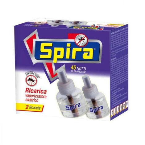 TrAdE Shop Traesio - Set 12pz Ricarica Vaporizzatore Elettrico 45 Notti 2 Ricariche Contro Zanzara Tigre 602915a -