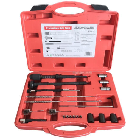 SET ALESATORI FRESA FRESE PULIZIA INIETTORI INIETTORE AUTO MOTORE - Foto 11