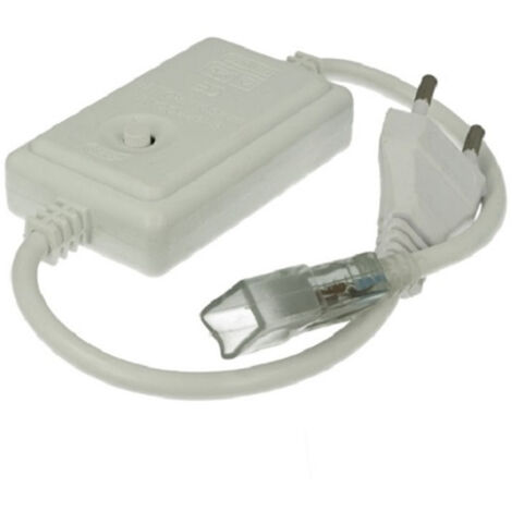 TrAdE Shop Traesio - Spina Alimentatore Trasformatore 4 Pin Rgb Interruttore Controller Bobina Led -
