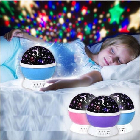 TrAdE Shop Traesio - Star Master Lampada Proiettore Luci Led Effetto Cielo Stellato Colore Notte 5v -