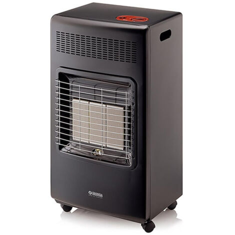 TrAdE Shop Traesio - Stufa A Bombola Gas 15kg In Metallo Con Piastre In Ceramica 3 Potenze 4200w -