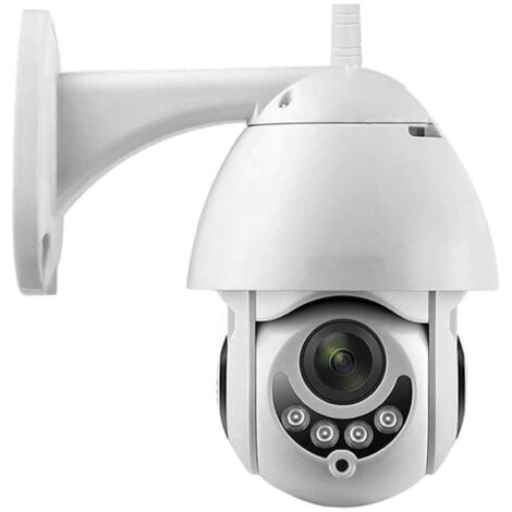 TrAdE Shop Traesio - Telecamera Ip Camera Full Hd 1080p Wireless Motorizzata Wifi Internet Da Esterno -