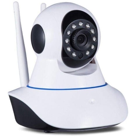 TrAdE Shop Traesio - Telecamera Ip Camera Hd 720p Wireless Led Ir Lan Motorizzata Wifi Rete Internet -