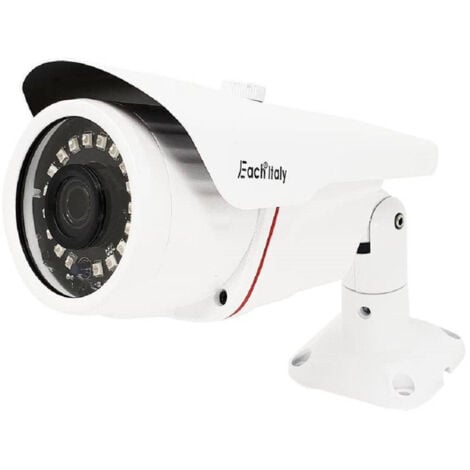 TrAdE Shop Traesio - Telecamera Videosorveglianza 18led Infrarossi Ahd 3mp Ccd Camera Interno Esterno -