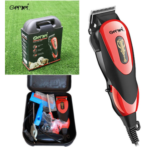 TrAdE Shop Traesio - Tosatore Per Cani Tosatrice Professionale Cani Rasoio Pettini Taglio Pelo -