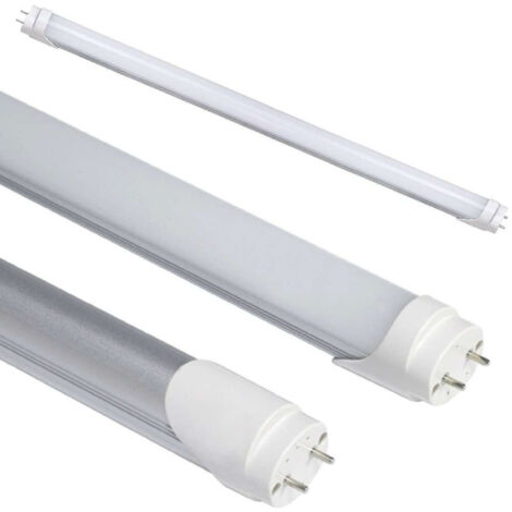 TrAdE Shop Traesio - Tubo Neon A Led T8 60cm  90cm 120cm 150cm 6000k 3000k Luce Fredda Calda Neutra - -Bianco Freddo  Copertura Opaca 150 cm   -