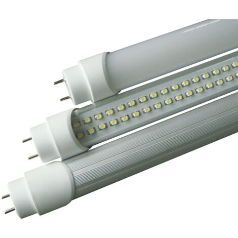 TrAdE Shop Traesio - Tubo Neon Led T8 18w 220v Smd Potenti Tubo Neon "120 Cm" Luce Fredda E/o Calda - -Bianco Naturale  Copertura Opaca    -