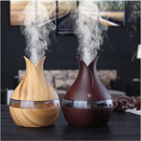 TrAdE Shop Traesio - Umidificatore Ultrasuoni Diffusore Di Aromi Oli Essenziali Per Aromaterapia Bora -