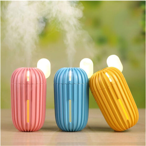 TrAdE Shop Traesio - Umidificatore Usb Ultrasuoni Cactus 200ml Aromaterapia Diffusore Depuratore Casa -