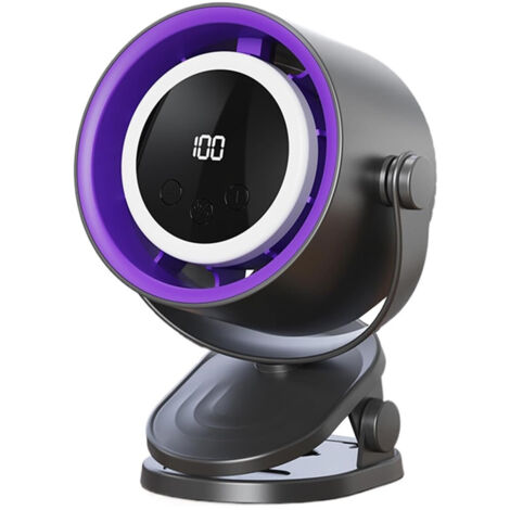 TrAdE Shop Traesio - Ventilatore Da Tavolo Usb Elettrico Raffreddamento Design Luce Notturna Camera Scrivania -
