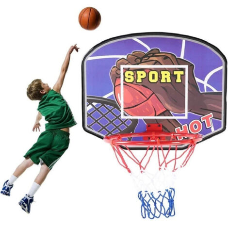 Trade Shop - TRAGBARES BASKETBALL-BACKBOARD, HÖHENVERSTELLBAR, KINDERSPIELZEUG -