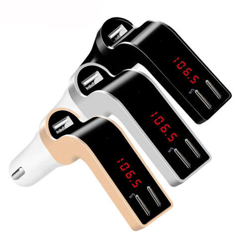 Trade Shop - Transmisor Bluetooth Mod.590 Manos Libres Mp3 Usb Sd Fm Control Remoto Para Coche Pantalla -