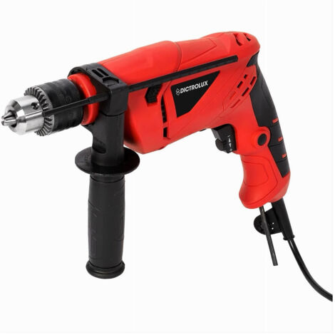 TRADE SHOP - Trapano A Percussione 500 Watt Rotazione Reversibile Impugnatura Antiscivolo -