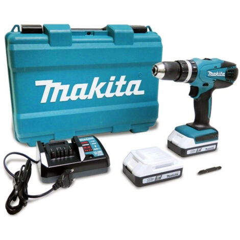 Trade Shop - Trapano Avvitatore Con Percussione Makita Hp457dwe A Batterie 18v A Litio 1,5ah -