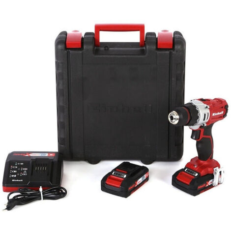 Trade Shop - Trapano Avvitatore Einhell 18v Te-cd 18/2 Li Kit 2 Batterie Valigetta -