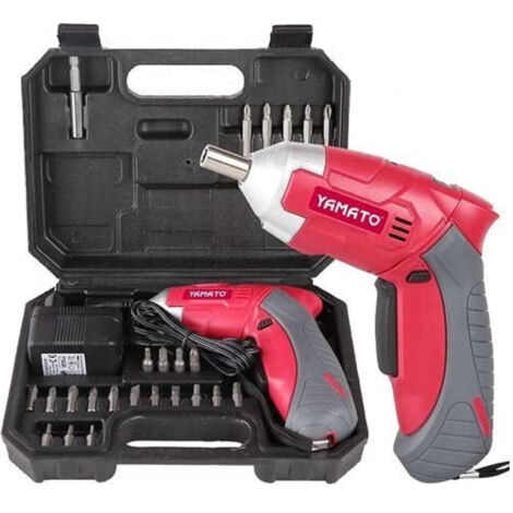 Trade Shop - Trapano Avvitatore Senza Fili 3,6 W 3,6 V A Batteria 180 Giri/min Con 24 Punte -