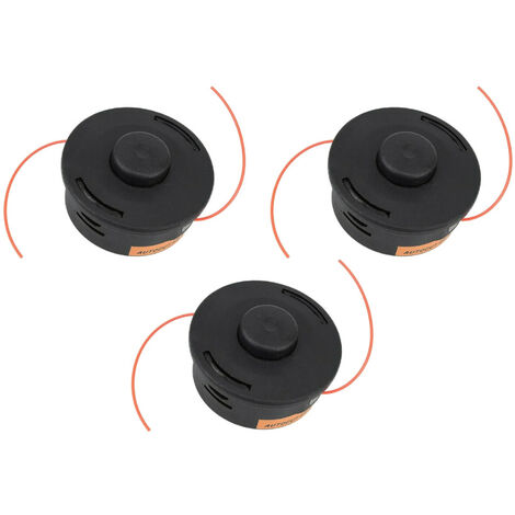 Trade-Shop Trimmerkopf Mähkopf Fadenkopf Spulenkopf M10 Linksgewinde für viele Stihl Motorsensen Freischneider ersetzt 25-2 Autocut 4002-710-2108 - 3 Stück