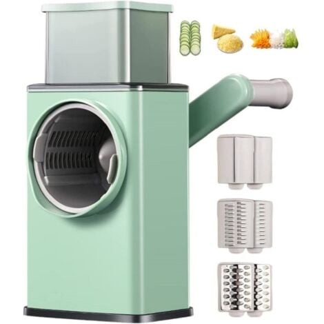 Kit tritaverdure da 16/22 pezzi, affetta frutta multifunzionale, tritatutto  manuale, affetta verdure, affettatrice con contenitore e protezione per  mani, trita cipolla, affetta patate, pelapatate, gadget da cucina