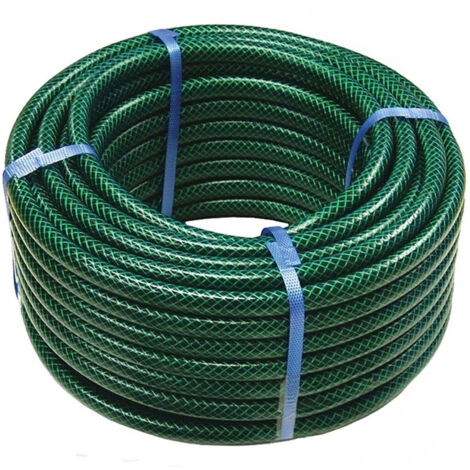 Trade Shop - TUB AUS GARDEN RINFORZED 50 MT VERDE CLASSIC 3 STRATI BOBINA IRRIGI -