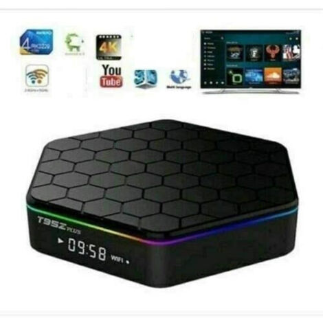 Trade Shop - TV BOX ANDROID 9.0 T95Z PLUS 4GB RAM + 64GB ROM Q5 YOUTUBE SMART TV CW487 -
