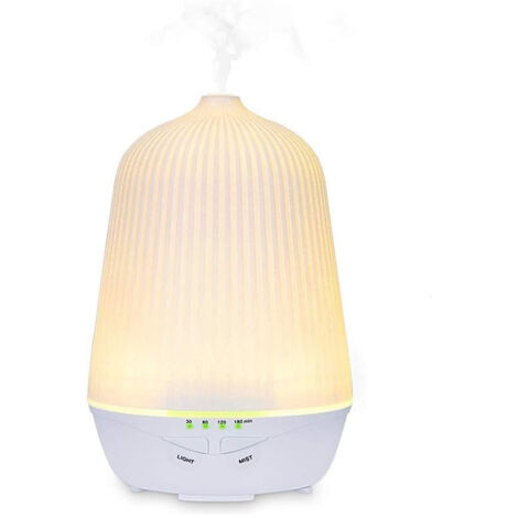 Trade Shop - Umidificatore Usb Lampada Bianco Calda A750 100ml Aromaterapia -