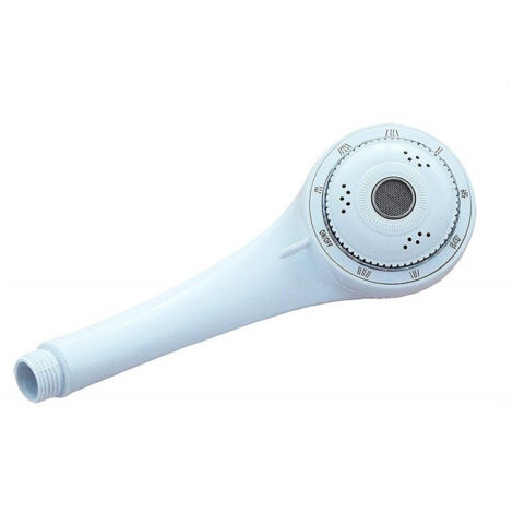 Trade Shop - UNIVERSAL DUSCHARM ESY52234A WEISS 21 x 8 CM DUSCHKOPF 8 JETS -
