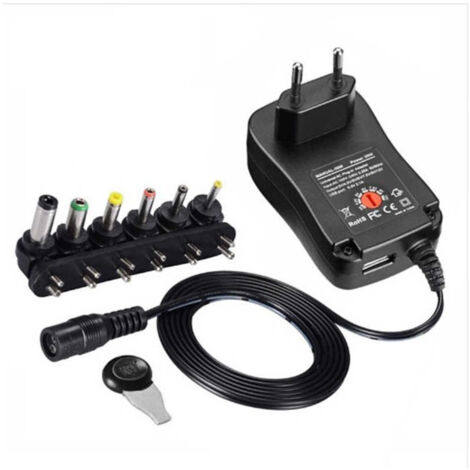 Trade Shop - UNIVERSAL-NETZTEIL-TRANSFORMATOR 500 mA 5 A 12 V 8 NETZADAPTER 45 W USB -