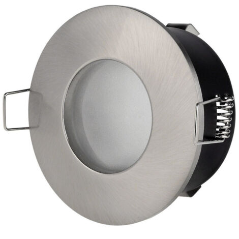 Trade Shop - UNTERSTÜTZUNG FÜR EINBAU-SCHEINWERFER LED-LAMPE MR16 PAR16 RUND STAHL 75MM -