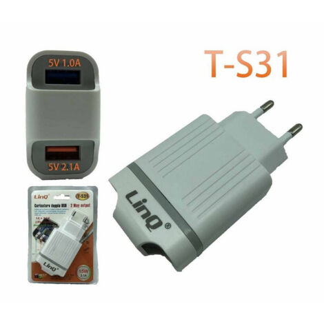 Trade Shop - USB 1A + 2.1A 5V 15W SMARTPHONE TT-S31 -