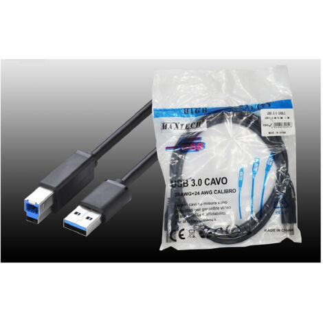 Trade Shop - Usb 3.0 Type Usb 3.0 Type B Mask 1.5mt Maxtech Ca-3bm1.5m -
