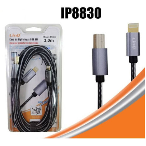 Trade Shop - Usb Bm Type-b Usb Para Ip8830 Electronico 3mt -