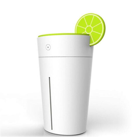 Trade Shop - USB ULTRASCHALL-LUFTBEFEUCHTER ZITRONENLIMONADE 200ML AROMATHERAPIE-DIFFUSOR HOME -