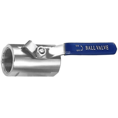 TRADE SHOP - Valvola A Sfera Chiave Di Arresto Con Leva Femmina F/f Idraulica Tubazioni 1/2" -