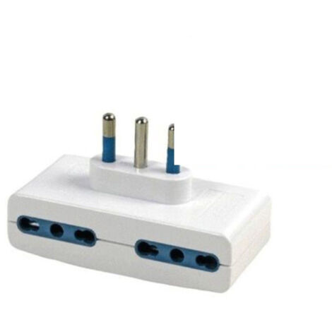 Trade Shop - Vierfach Adapterplatte mit 4 Schritten 16A Bipass + Spina 16A -