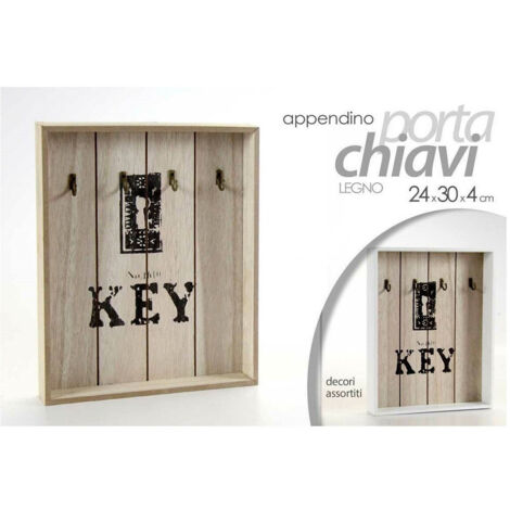 Trade Shop - WARNING KEY WARNING ROOM 24X4X30CM DECORIEN 762338 -
