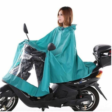 Trade Shop - Waterproof Motor Cover Motorcycle Scooter Cover Rain Poncho Holder -