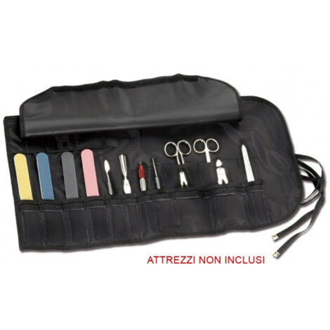 Trade Shop - Werkzeugkoffer 24 Fächer mit Roll-on-Klappe für Kosmetikerin und Friseur -
