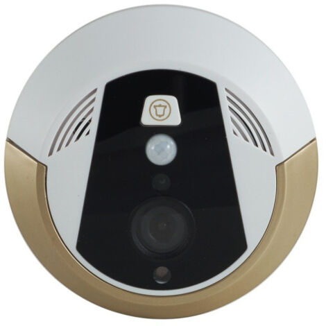 Trade Shop - Wi Fi Inalámbrico Smartphone Sensor Pir Graba Sd Timbre Inteligente -
