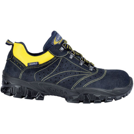 Trade Shop - Zapato De Seguridad De Trabajo Cofra Low Arno Con Ante Y Costra -