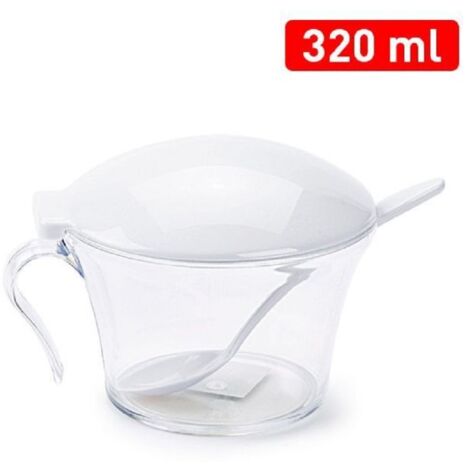 CONTENITORE ZUCCHERO 169285 RILIEVO BIANCO su Shop in Casa