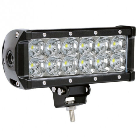 Trade Shop - ZUSATZSCHEINWERFER IP67 TY- 36W 12 LED 6000K TIEFE SUV OFF-ROAD -