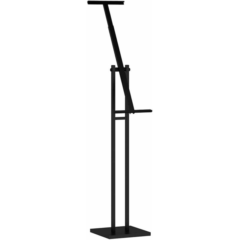 Trade Show Displays Black 26.5 x 26.5 x 150 cm Steel vidaXL
