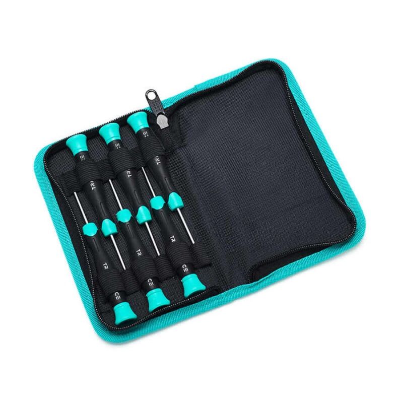 Coffret 6 tournevis precision - Tradeforce