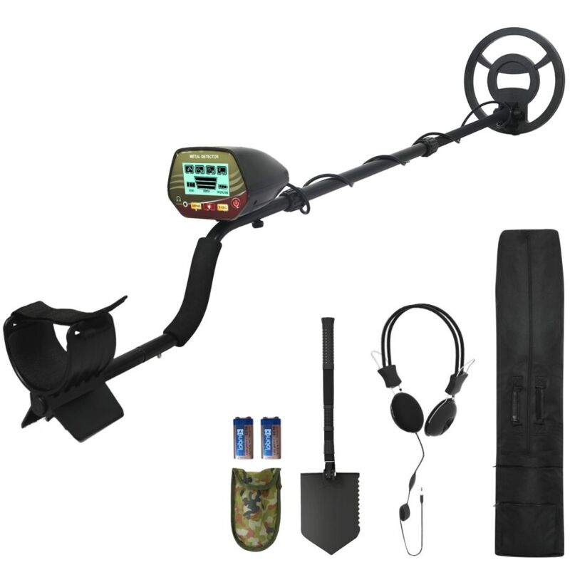 Traderight Professional Waterproof Metal Detector with LCD Display & Accessories | Wowcher