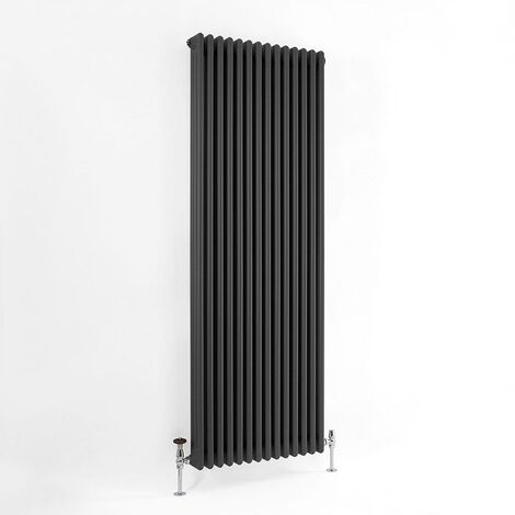 Traditional Anthracite 3 Column Radiators 1800mm high 560mm wide